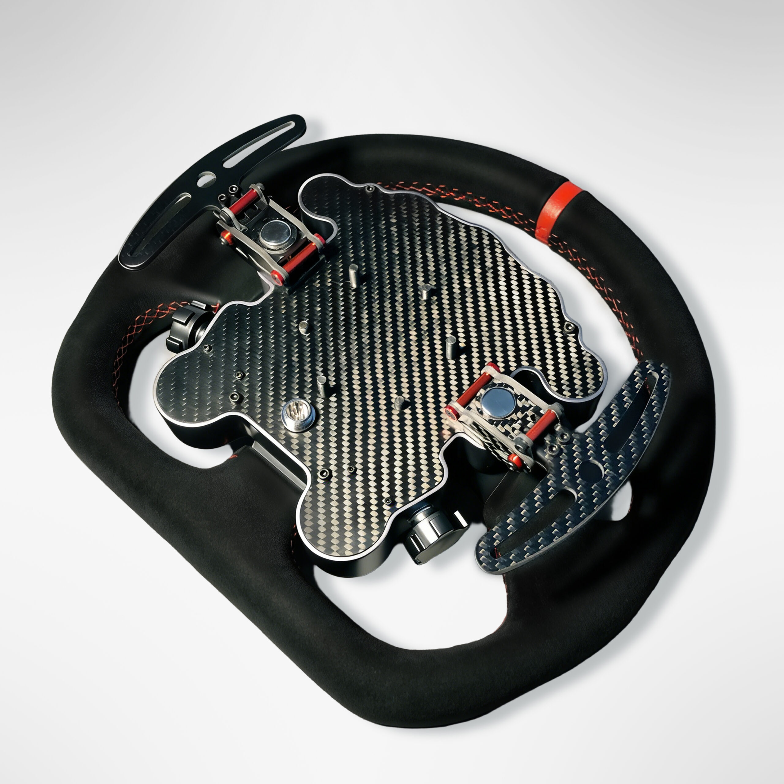 BMW GT3 Full Carbon Fiber HUB - Colored Plastic Buttons - Image 2