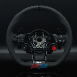 Gen 8 Golf/R/GTI R8 style leather steering wheel with perforated leather grip