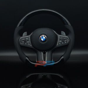 BMW G chassis 3, 4, 5, 7, X3, X4, X5, X6 steering wheel with piano black finish and sports grip