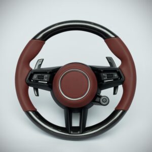 992 Style, Porsche Panamera (970) , 911 (991.1) , Boxster (987.2 981)  , Cayman (981) ,Cayenne (958) steering wheel black leather and carbon fiber