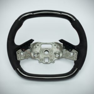 C8 Corvette 2020+ carbon fiber steering wheel with suede grip and LED shift light