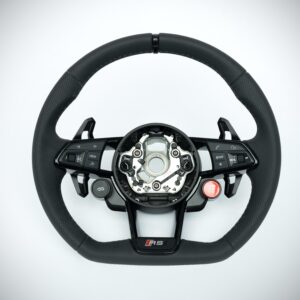 Gen 8 Golf/R/GTI R8 style leather steering wheel with perforated leather grip