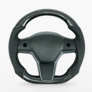 Tesla Model 3/Y carbon fiber steering wheel with sports grip 2017-2023