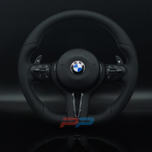 2018 bmw f36 m-sport,black trim and button,heated and vibration,flat bottom,perforated leather sport grip,