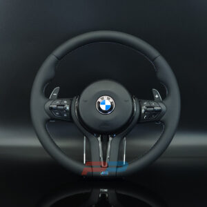 BMW F chassis 2, 3, 4, X1, X2, X3, X4, X5, X6 OEM replacement leather steering wheel with Heated.