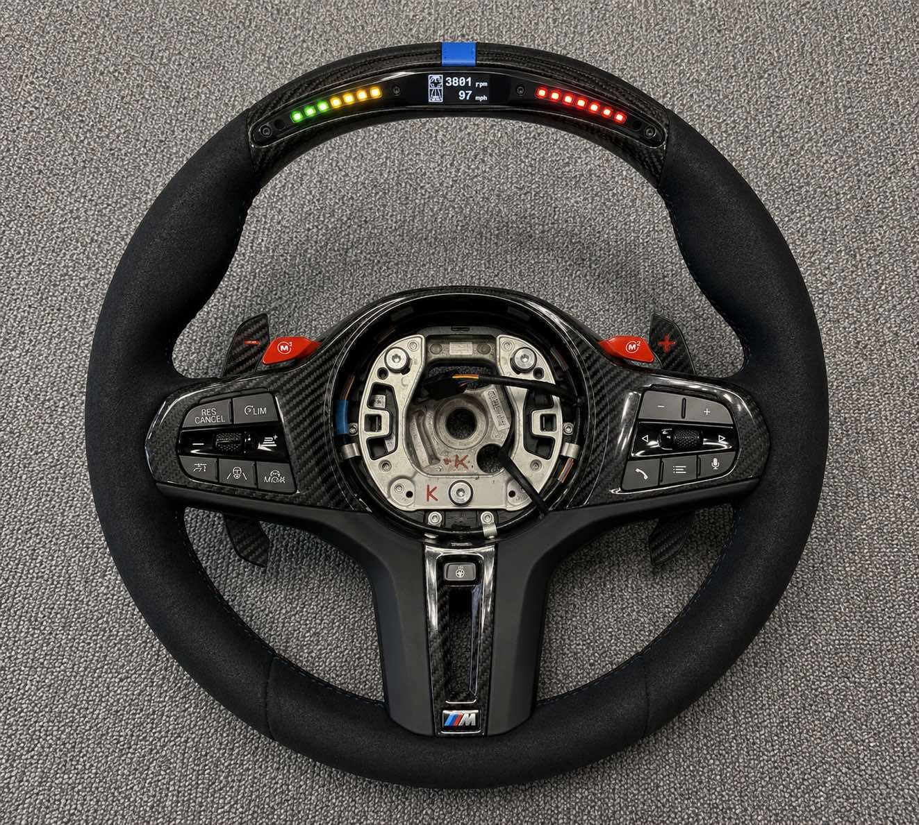 Deposit 400$,total price 800$.2024 BMW M240i Requirements: Full suede,red stiching, LED tachometer bar, carbon fiber panel and button frame, carbon fiber paddle shifters with buttons, heating and vibration.